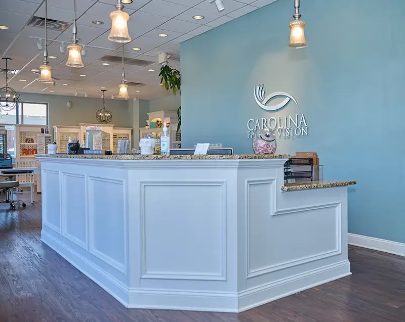 Front desk Carolina Family Vision 504 Village Walk Drive