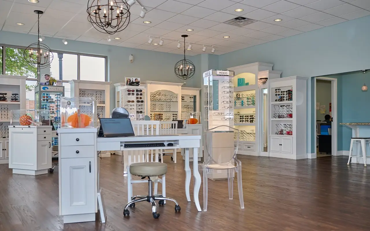 Showroom inside Carolina Family Vision