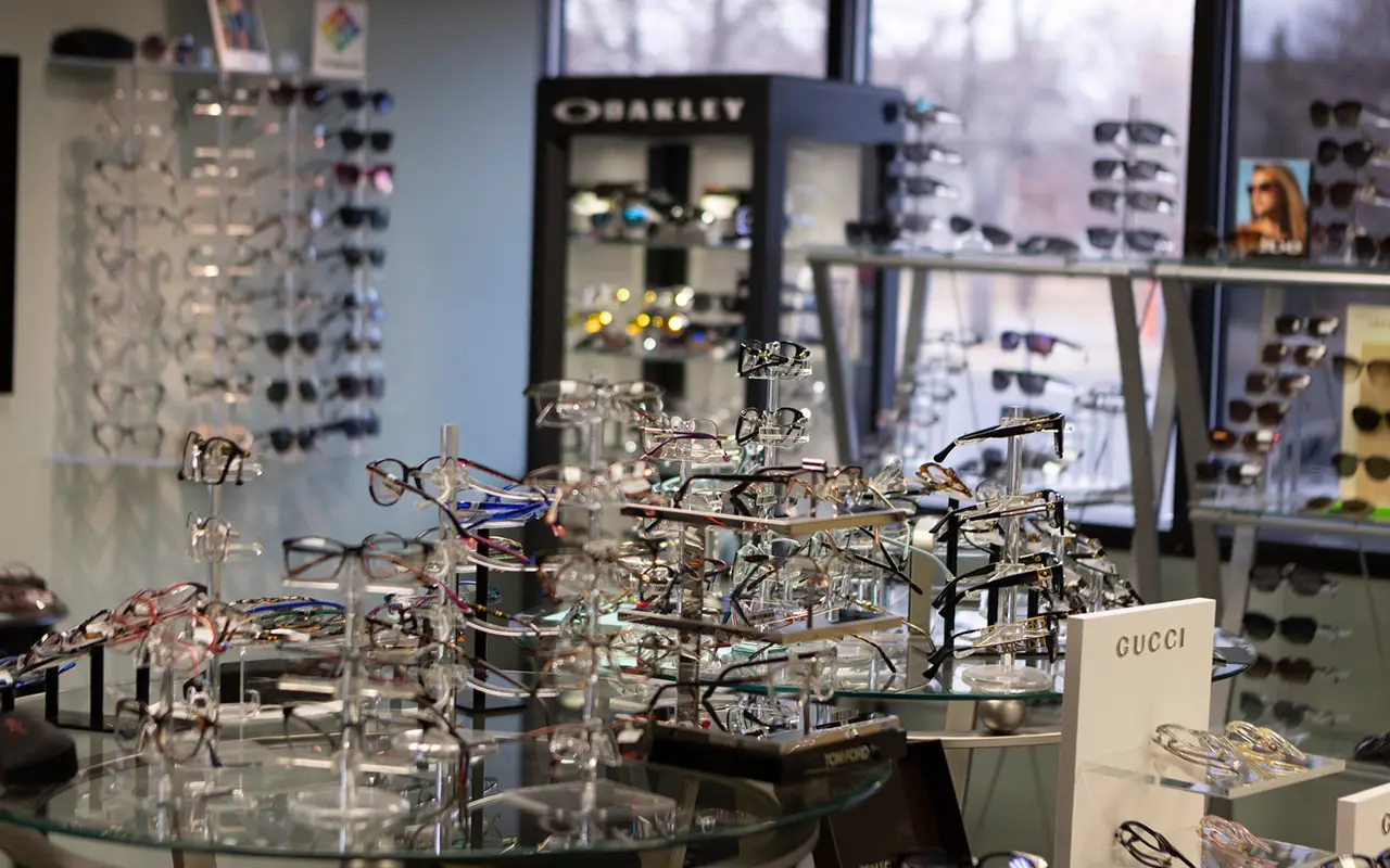Foothills Vision and Eye Care Frame Display