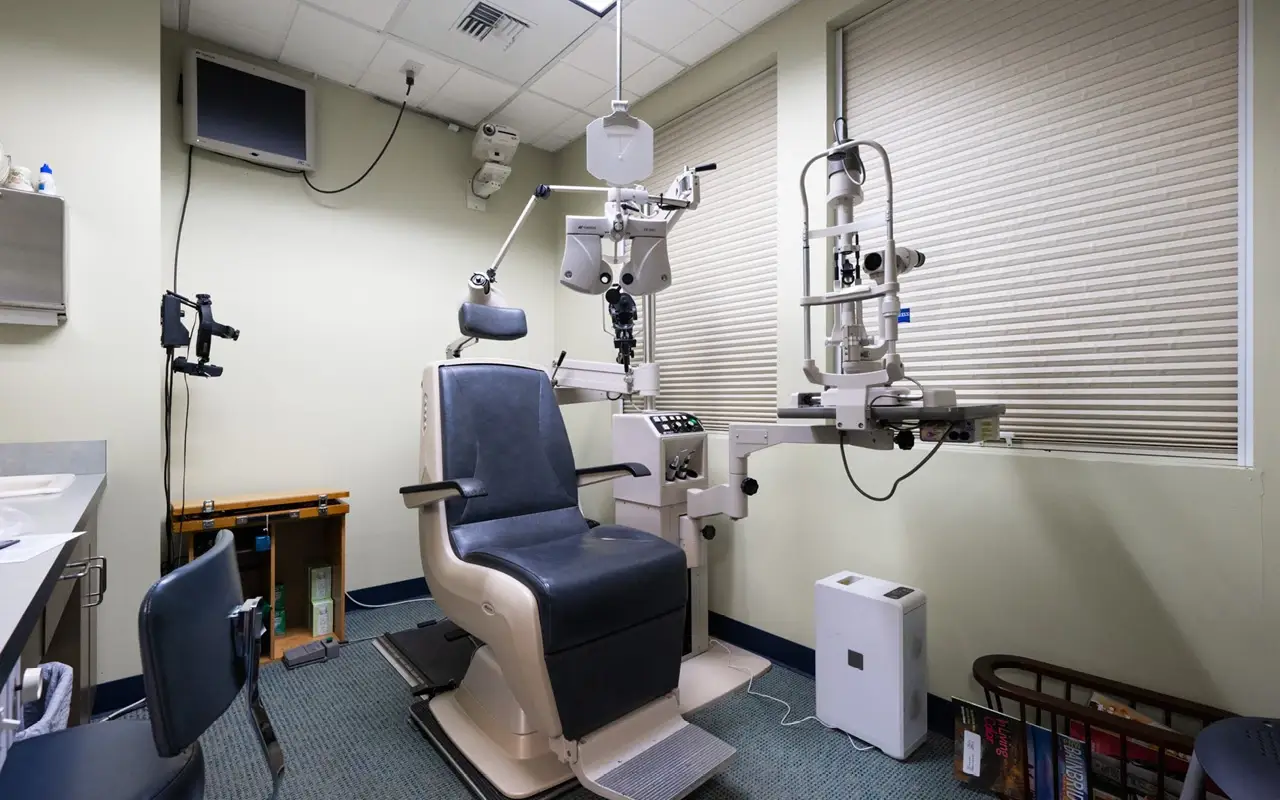 Exam room inside Bainbridge Vision on Bainbridge Island, WA