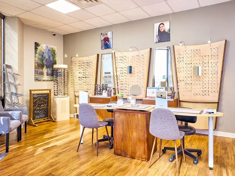 Frame boards inside Griffin Eye