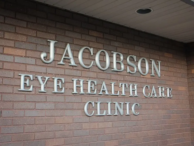 Jacobson Advanced Eye Care sign