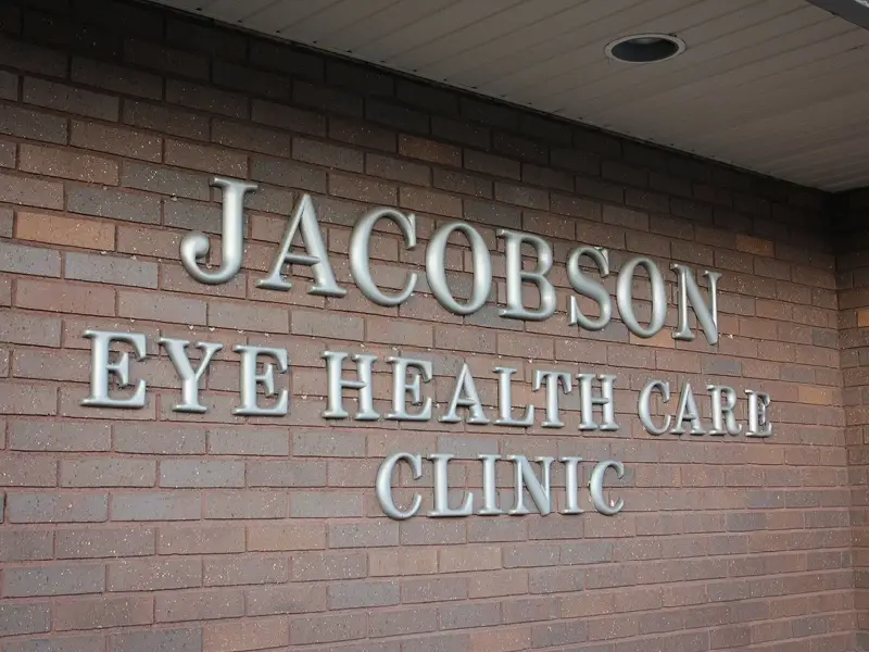Jacobson Advanced Eye Care sign