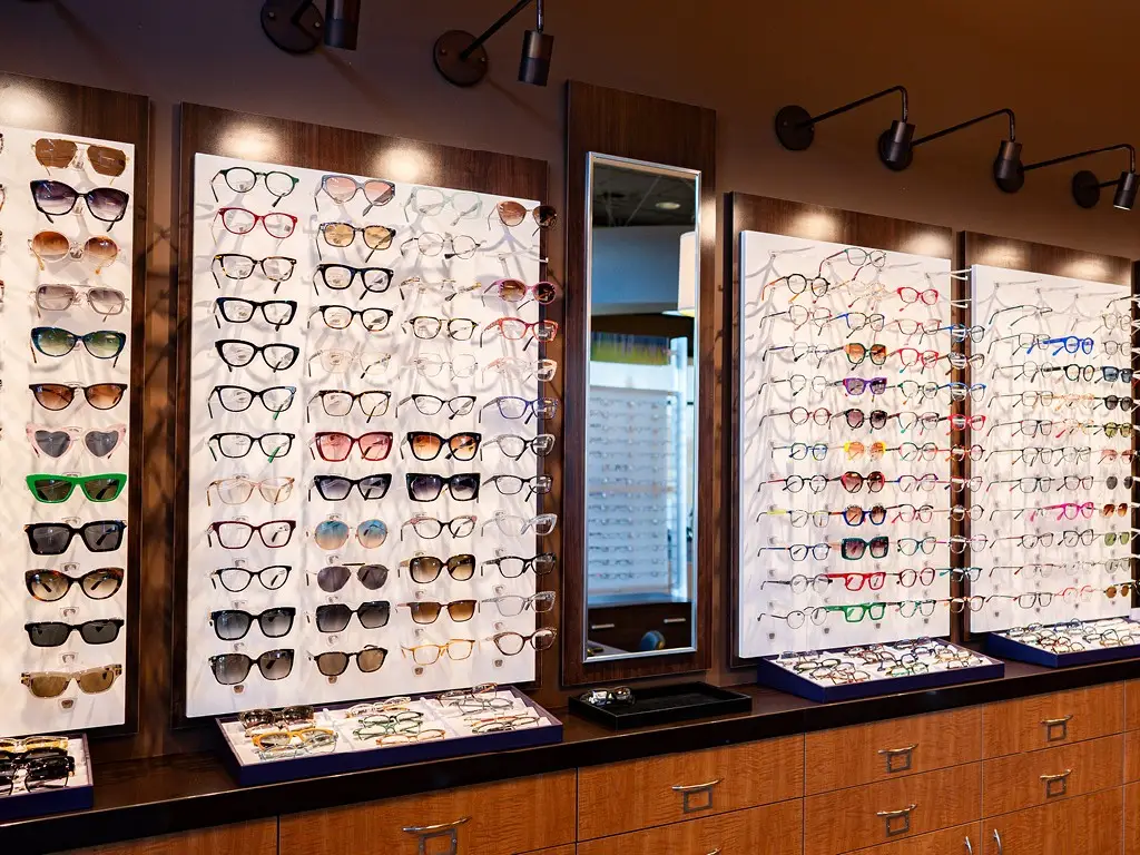 Eyewear and sunwear inside Rouse EyeCare Center