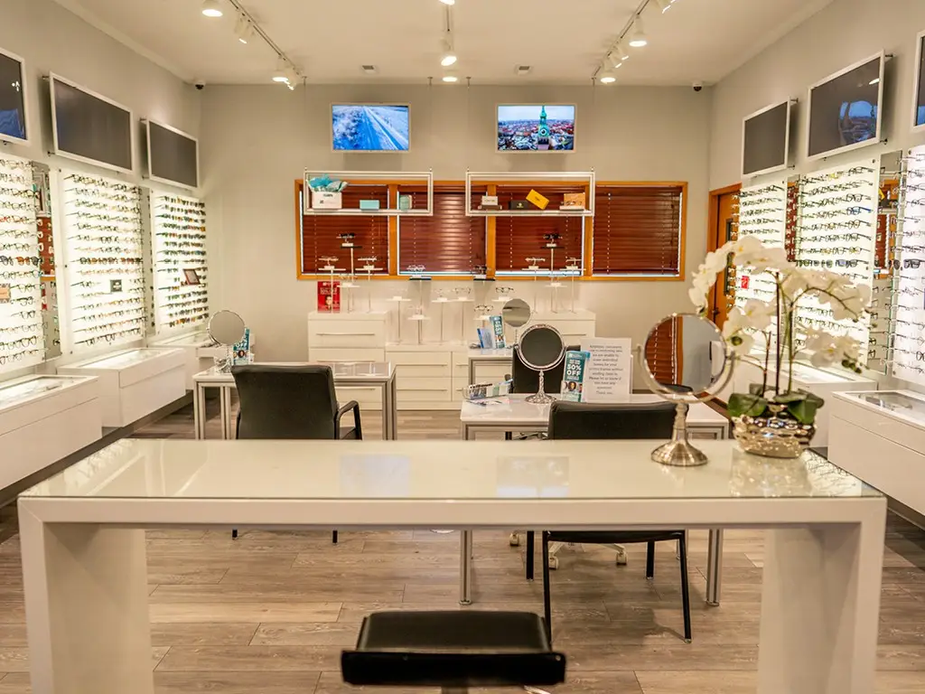 Showroom inside Lewis County Eye & Vision
