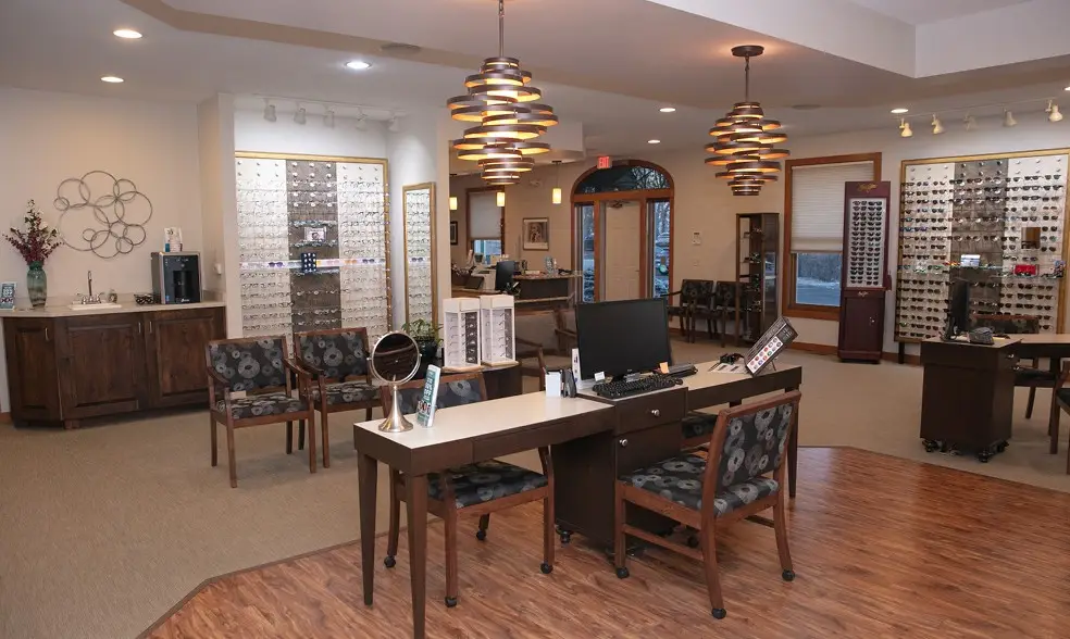 Showroom inside Birch Lake Eye Clinic