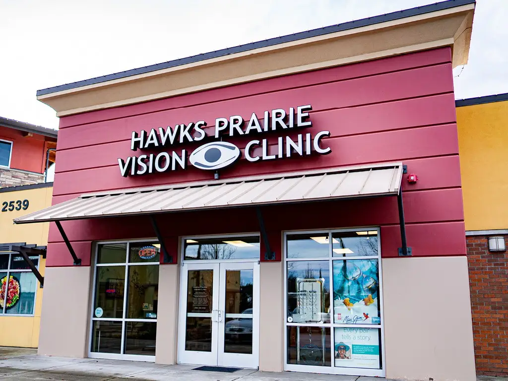 Outside Hawks Prairie Vision Clinic