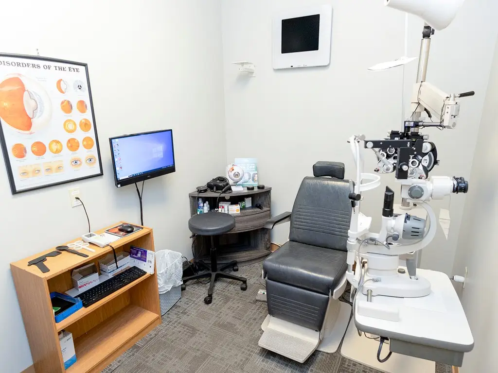 Exam room inside Conn Vision