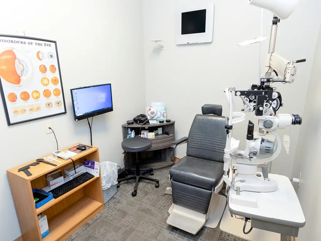 Exam room inside Conn Vision