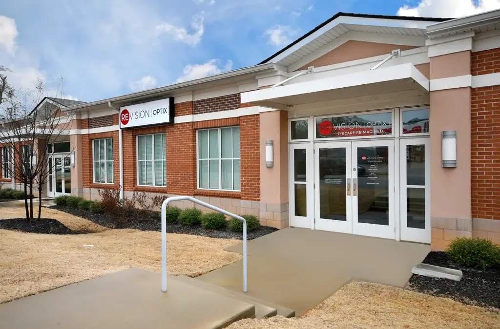 Entrance to Revision Optix in Simpsonville
