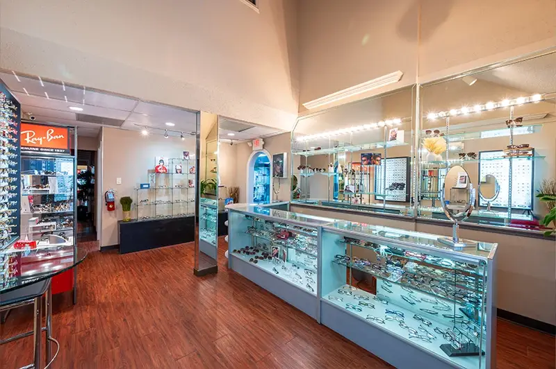 Lifetime Eyecare & Contact Lens Center front desk eye doctor office