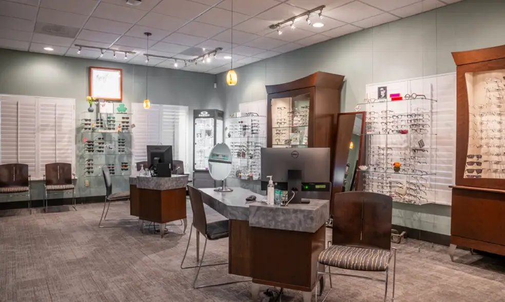Showroom inside Logan EyeCare