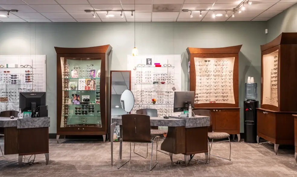 Showroom inside Logan EyeCare