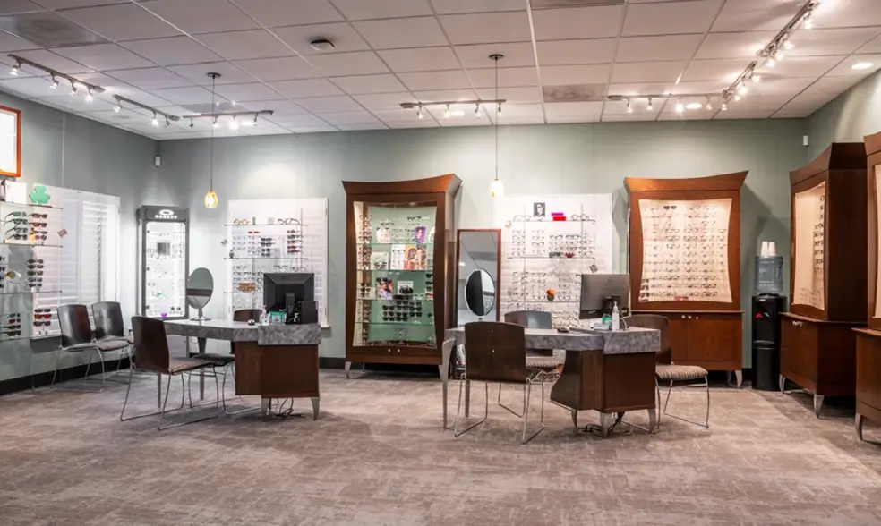 Showroom inside Logan EyeCare