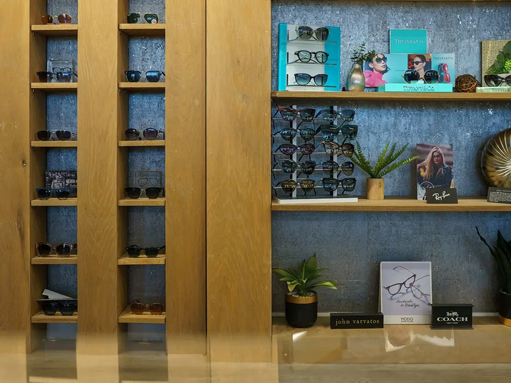 Frame displays inside Premier Eyecare