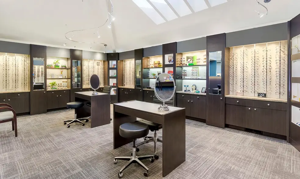 Showroom inside Bellevue Vision