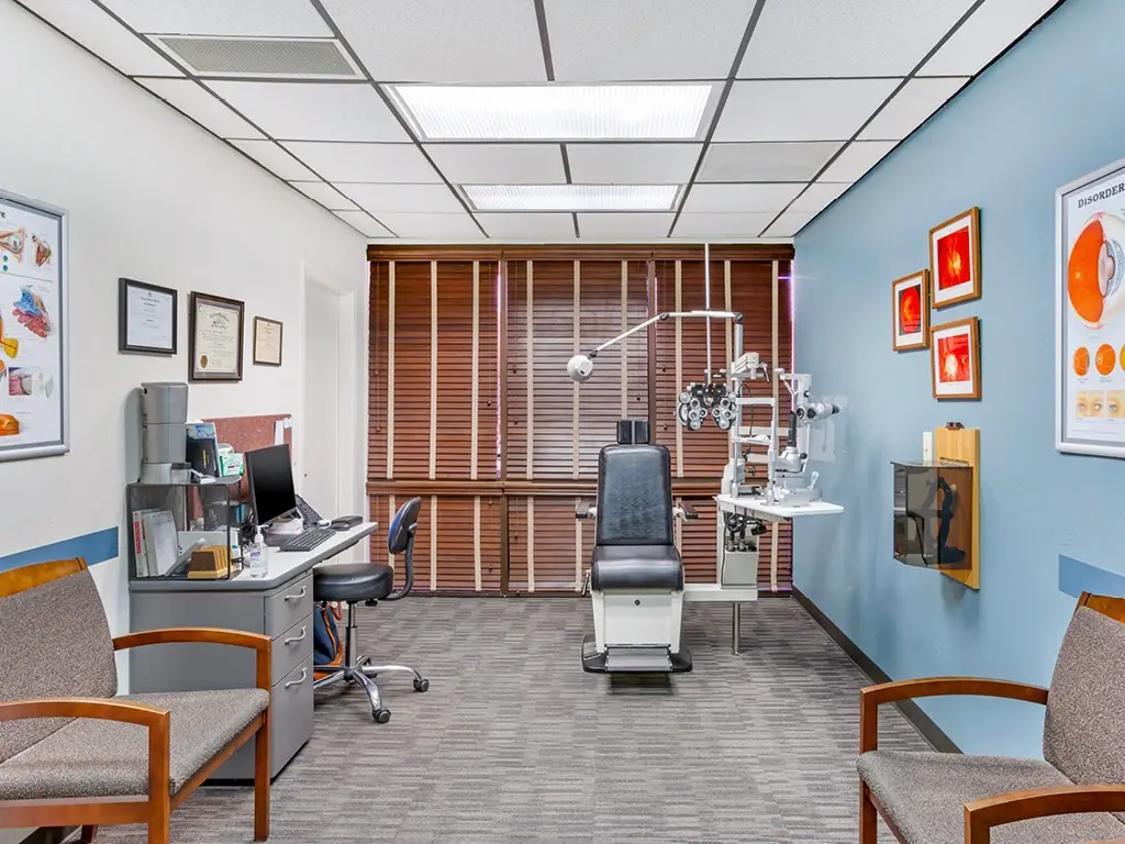 Exam room inside Alvernon Optical