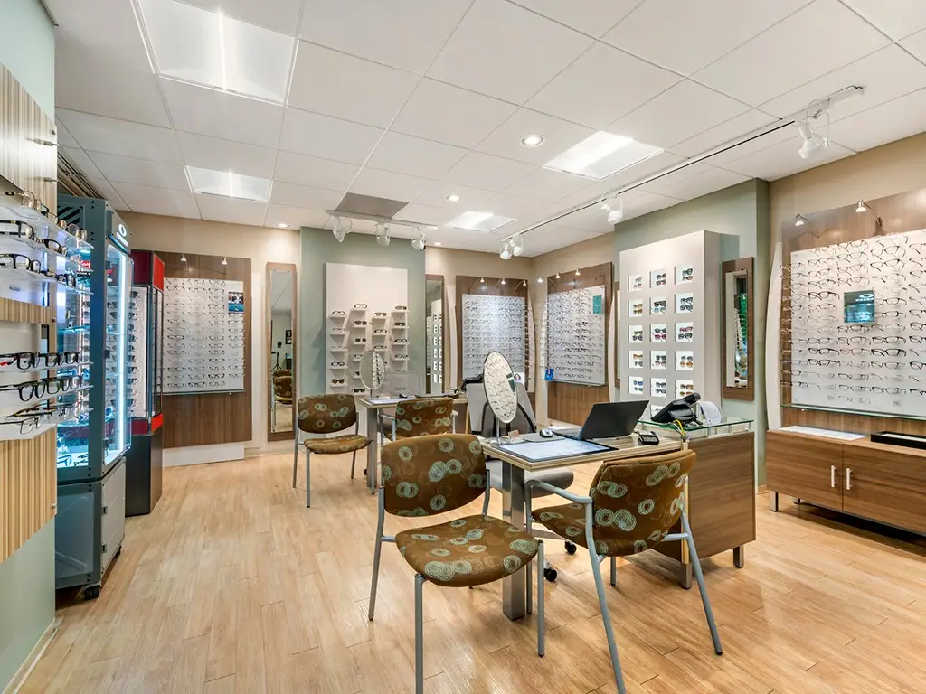 Showroom inside Montgomery Village Eye Center