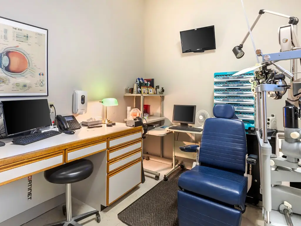 Exam room inside Mondo Optical