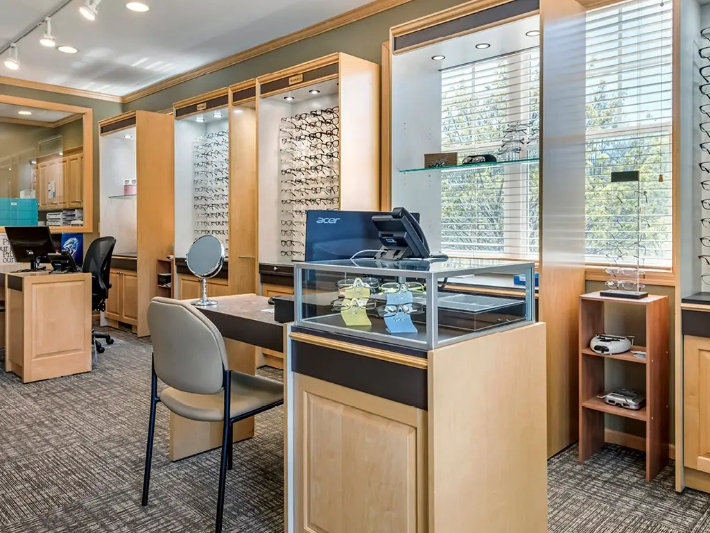 Showroom inside Eye-35 Eyecare
