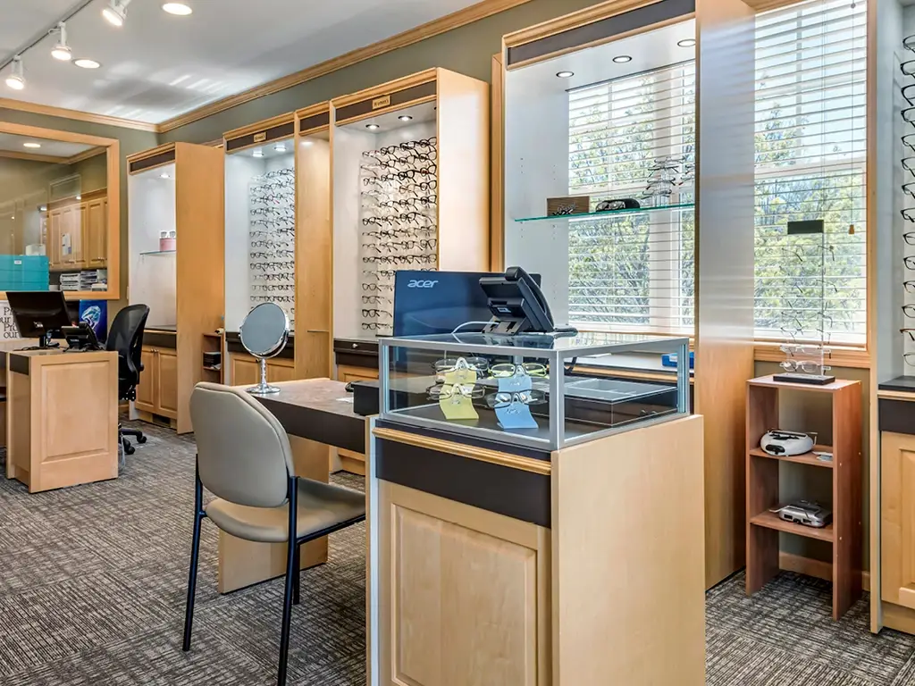 Showroom inside Eye-35 Eyecare