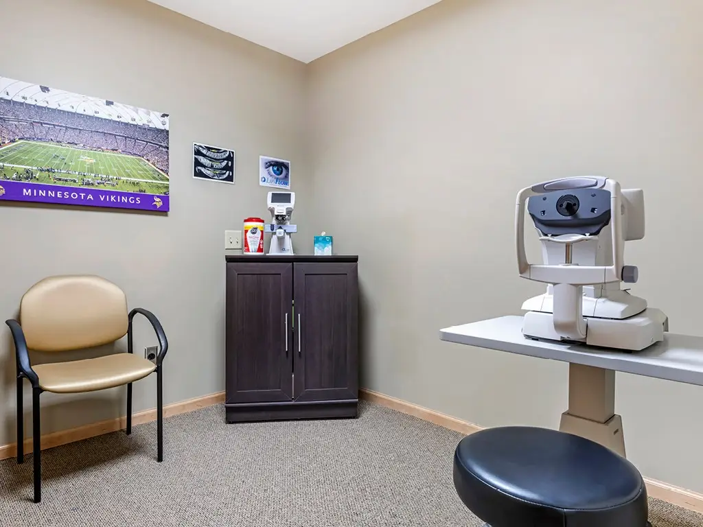 Pre-exam room inside Eye-35 Eyecare