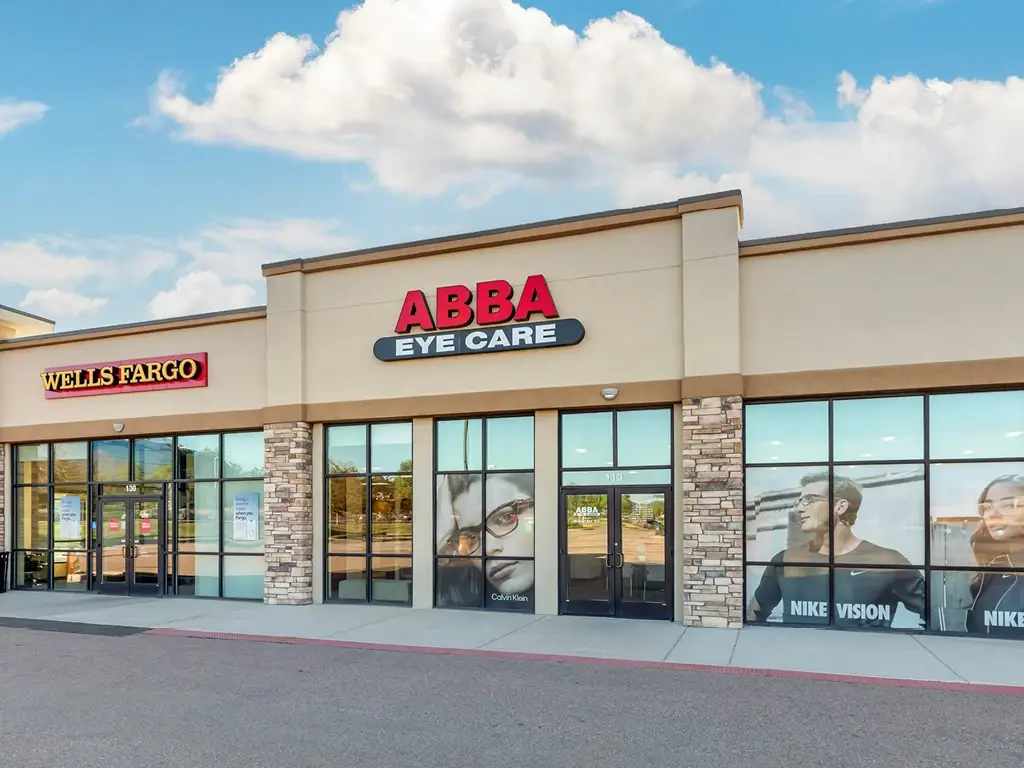 Outside ABBA EyeCare on Academy Boulevard