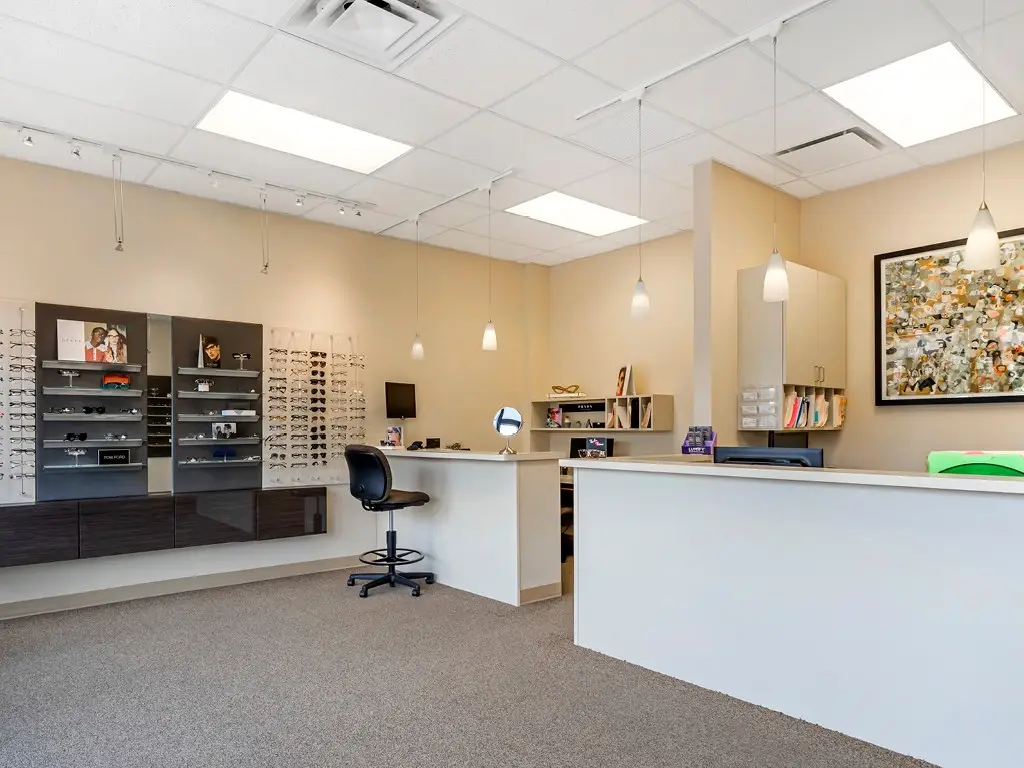 Welcome desk inside Tabak Optometry