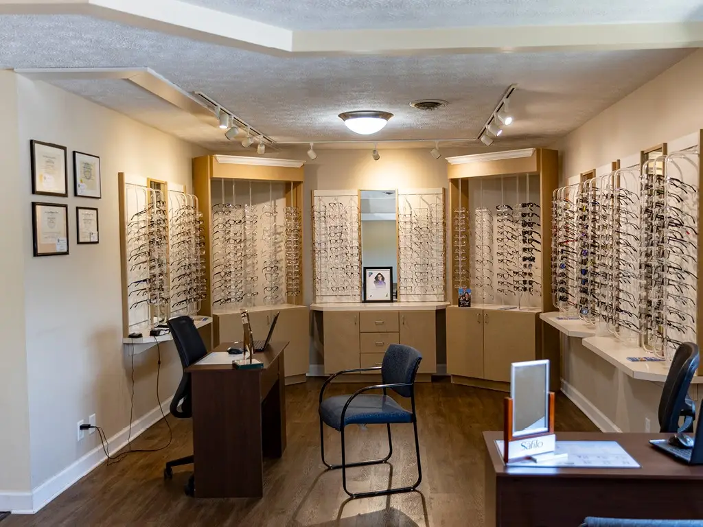 Showroom inside Comprehensive Eye Care in Beavercreek