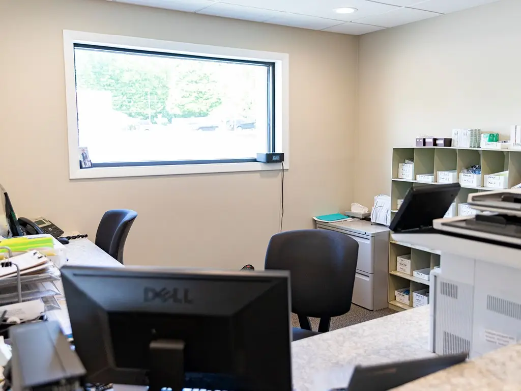 Pre-exam room inside Comprehensive Eye Care in Beavercreek
