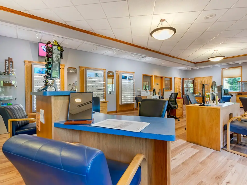 Waiting area inside Cascade Eye Care