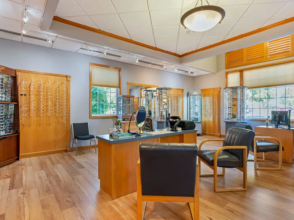 Dispensing area inside Cascade Eye Care