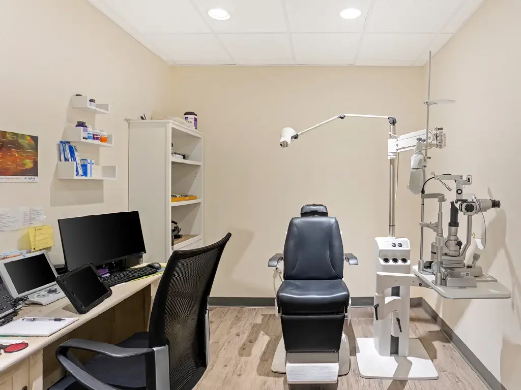 Exam room inside Olympus Vision