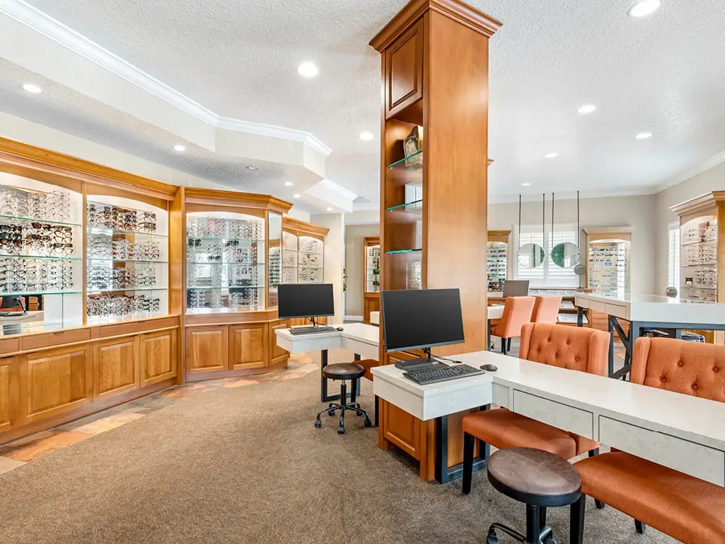 Showroom inside Advanced EyeCare
