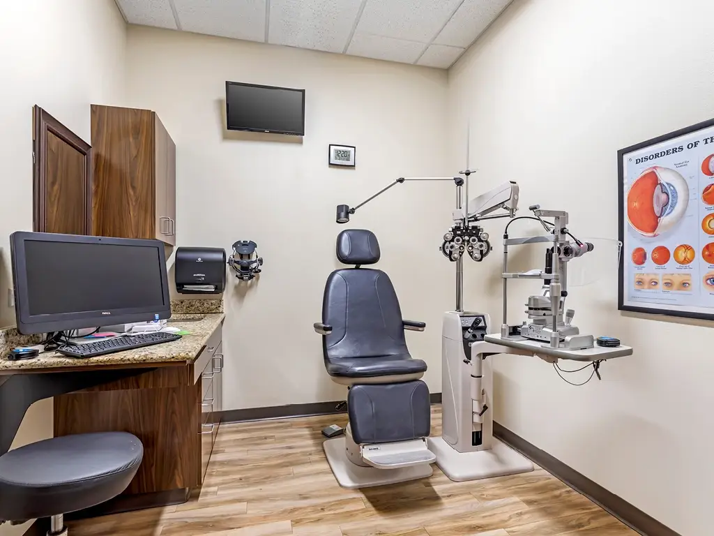 Exam room inside North Range Eye Care