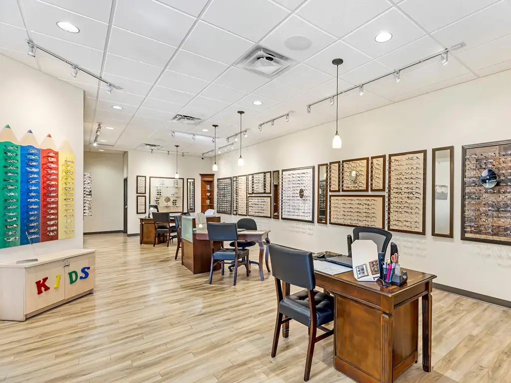 Showroom inside North Range Eye Care