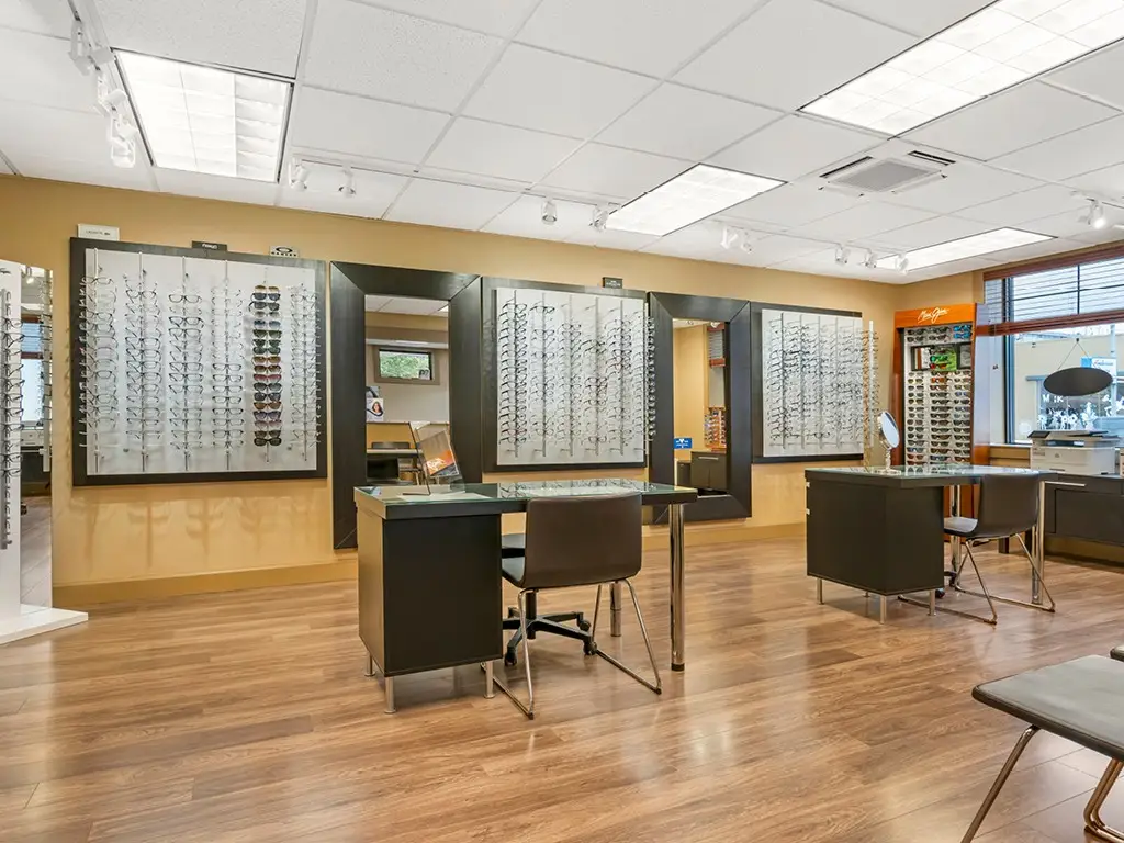 Showroom inside Battle Ground Vision Center