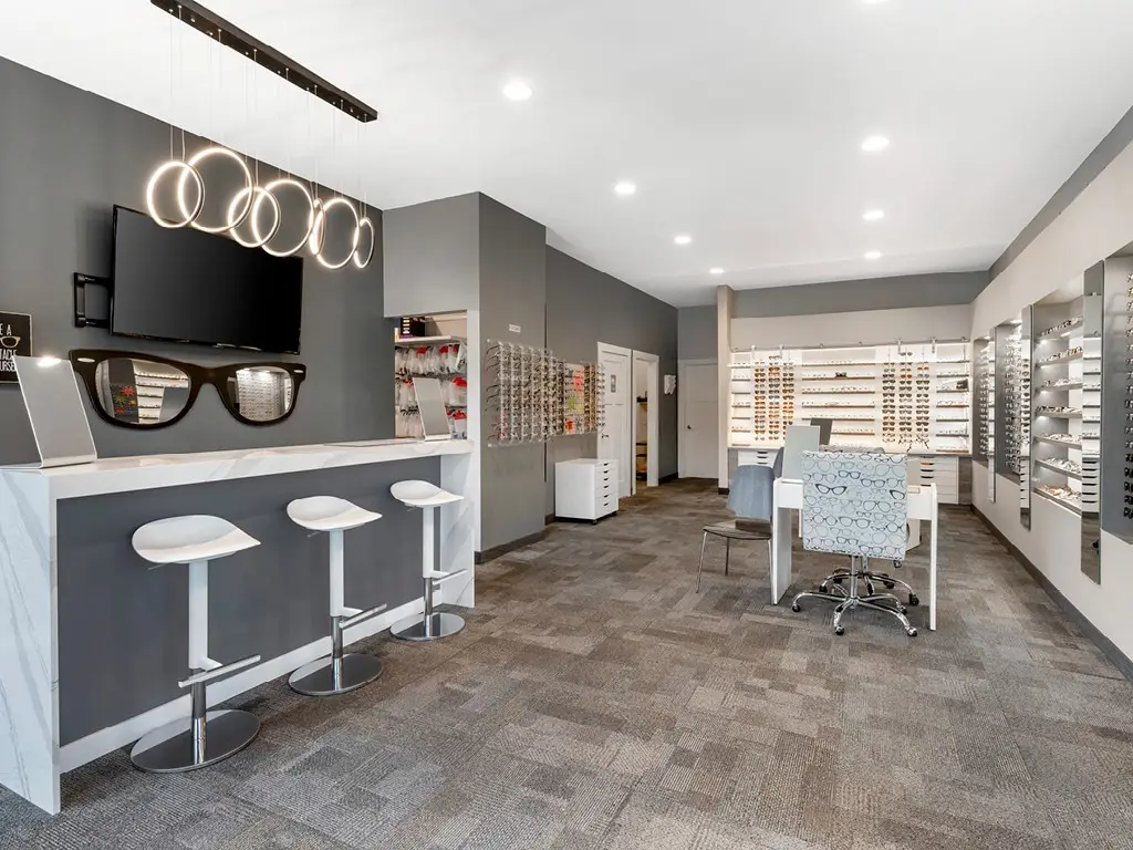 Dispensing area inside Fridley Optical
