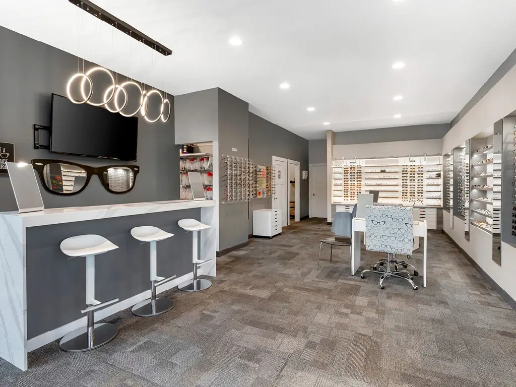 Dispensing area inside Fridley Optical