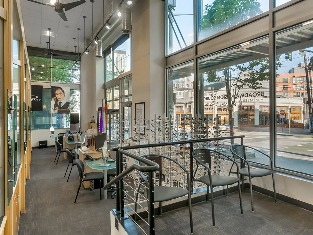 Showroom inside Broadway Vision