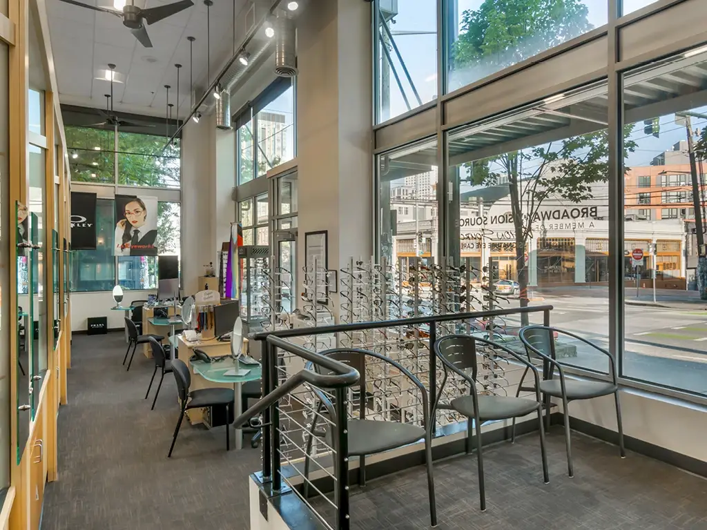 Showroom inside Broadway Vision