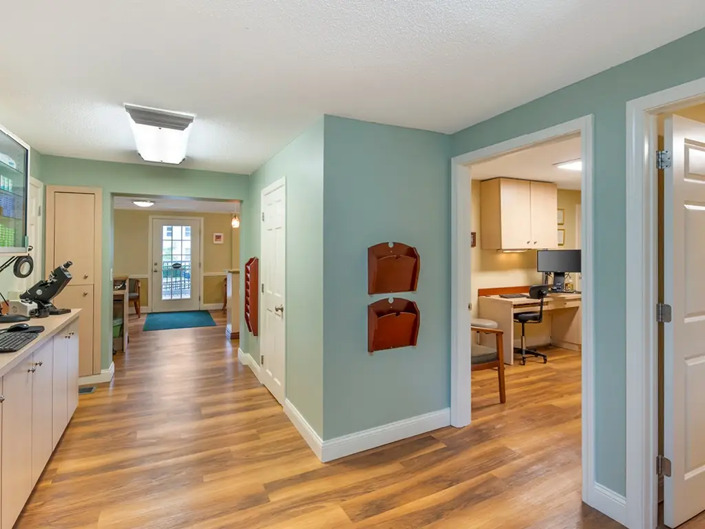 Inside the Durham Family Eye Care office
