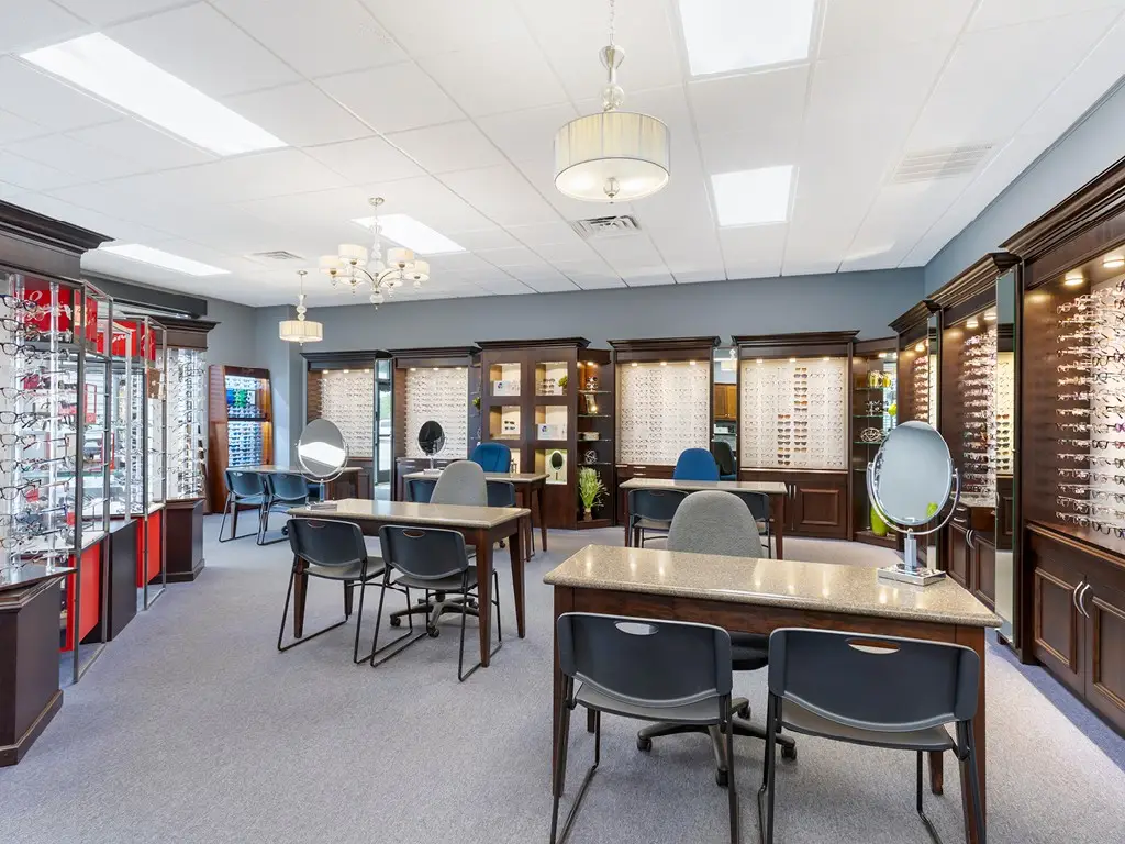 Showroom inside Family EyeCare Center