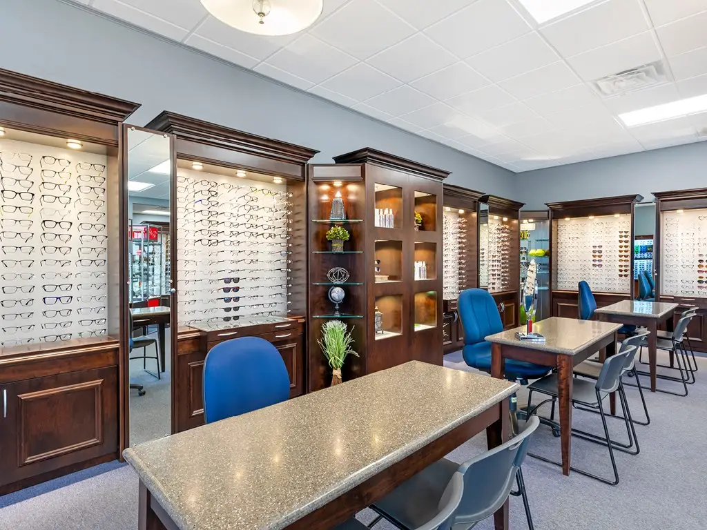 Service area inside Family EyeCare Center