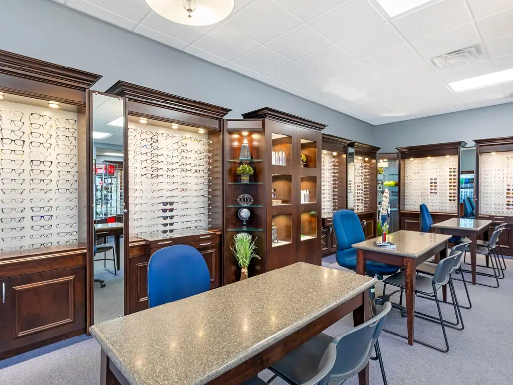 Service area inside Family EyeCare Center