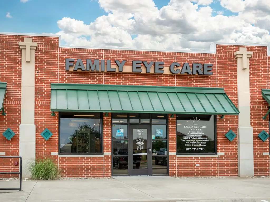 Front entrance to Family EyeCare Center