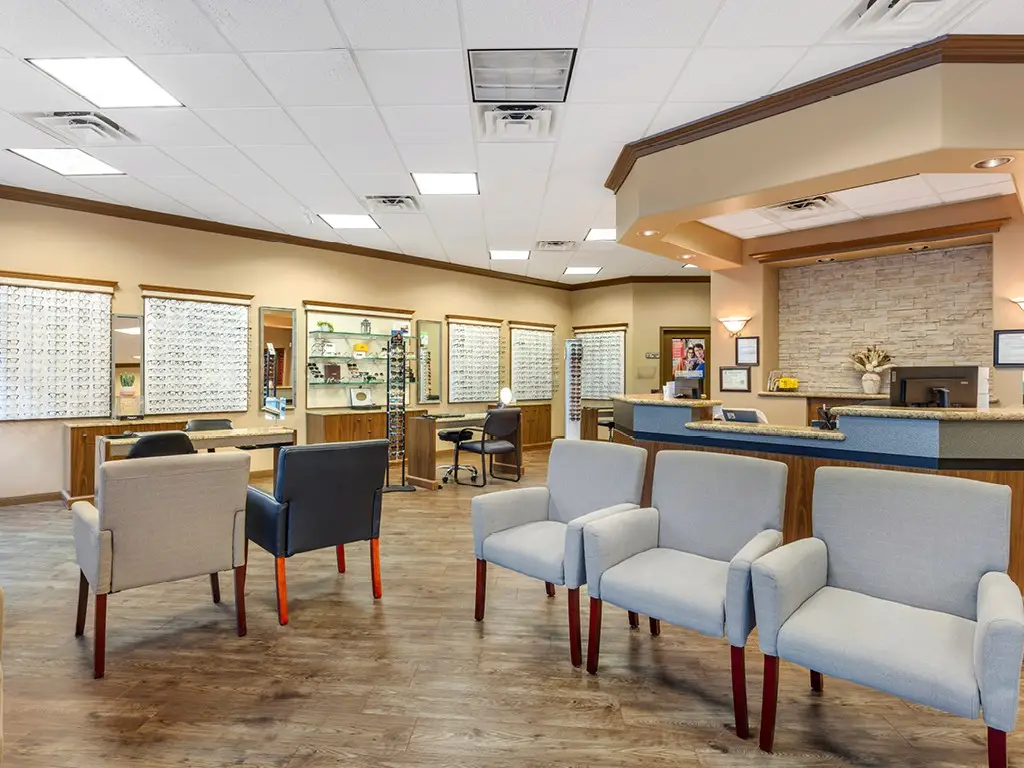 Bastrop Family Eye Care showroom