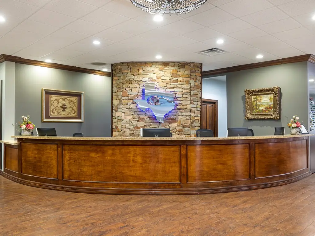 Welcome desk