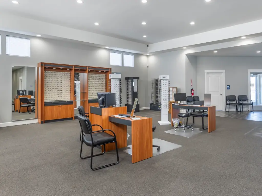 Modern, comfortable service area