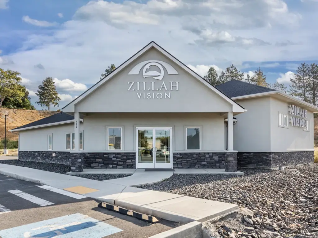Outside our newly-constructed office.